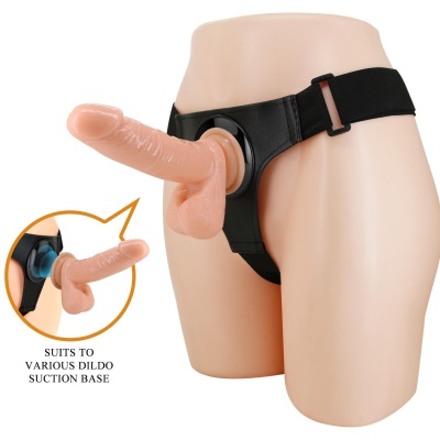 Uprząż strap-on Tom 20 cm z regulowanym pasem - 1 2