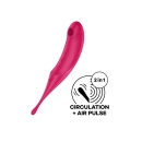 Stymulator Satisfyer Twirling Pro Red - podwójny silnik Air-Pulse, 12 programów wibracji, IPX7 i kompaktowa ergonomia - 2