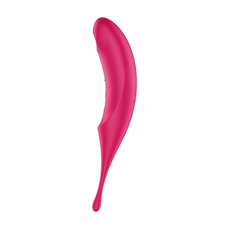 Stymulator Satisfyer Twirling Pro Red - podwójny silnik Air-Pulse, 12 programów wibracji, IPX7 i kompaktowa ergonomia - 5