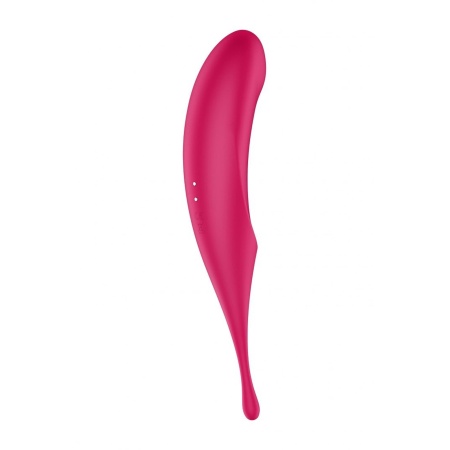 Stymulator Satisfyer Twirling Pro Red - podwójny silnik Air-Pulse, 12 programów wibracji, IPX7 i kompaktowa ergonomia - 7