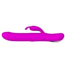 Wibrator króliczy Byron z rotacyjnymi koralikami i stymulacją łechtaczki, 21 cm - 4