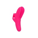 Masażer na palec The Nubby Vibe Pink - zakrzywiony silikon z guzkami, 9 × 2 cm, wodoszczelność IPX7 - 2