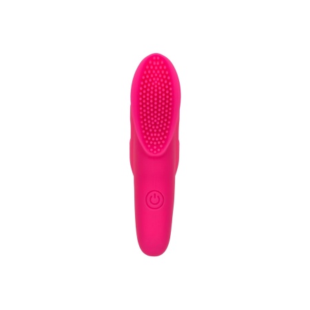 Masażer na palec The Nubby Vibe Pink - zakrzywiony silikon z guzkami, 9 × 2 cm, wodoszczelność IPX7 - 3
