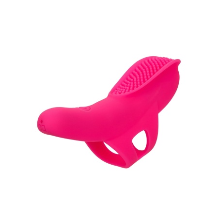 Masażer na palec The Nubby Vibe Pink - zakrzywiony silikon z guzkami, 9 × 2 cm, wodoszczelność IPX7 - 6