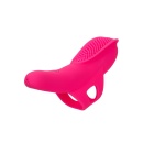 Masażer na palec The Nubby Vibe Pink - zakrzywiony silikon z guzkami, 9 × 2 cm, wodoszczelność IPX7 - 6