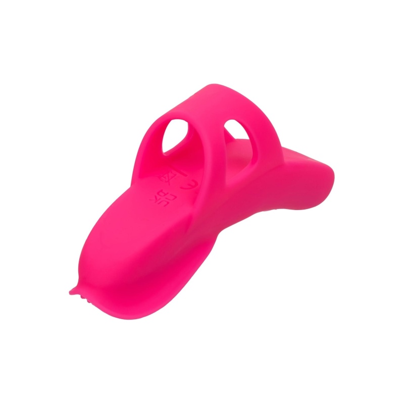 Masażer na palec The Nubby Vibe Pink - zakrzywiony silikon z guzkami, 9 × 2 cm, wodoszczelność IPX7 - 8