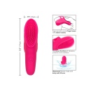 Masażer na palec The Nubby Vibe Pink - zakrzywiony silikon z guzkami, 9 × 2 cm, wodoszczelność IPX7 - 10