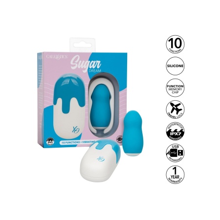 Stymulator Sugar Dream z wibracjami, 7 cm - 10