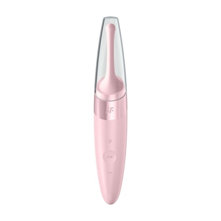 Stymulator łechtaczki Twirling Delight (rose) - bezprzewodowy, wodoodporny, 12 trybów wibracji, higieniczny czepek i kompaktowa - 2