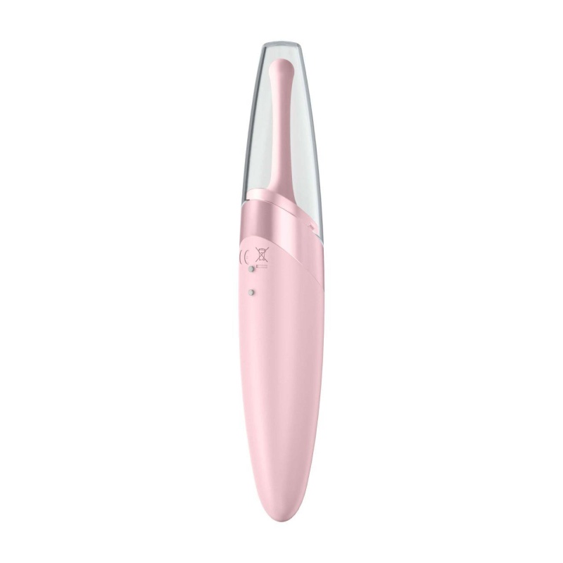 Stymulator łechtaczki Twirling Delight (rose) - bezprzewodowy, wodoodporny, 12 trybów wibracji, higieniczny czepek i kompaktowa - 3