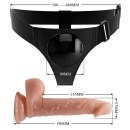 Uprząż strap-on Kevin z regulowanym pasem i dildo 19 cm - 8