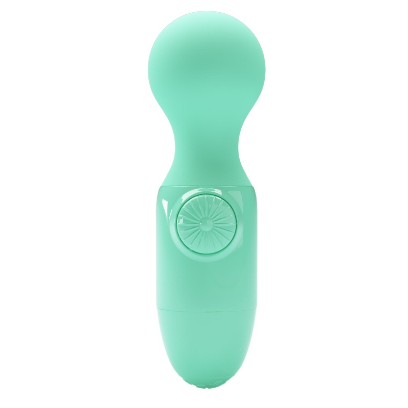 Wibrator Mini stick Light Green - 9 cm, z wibracjami punktowymi - 2