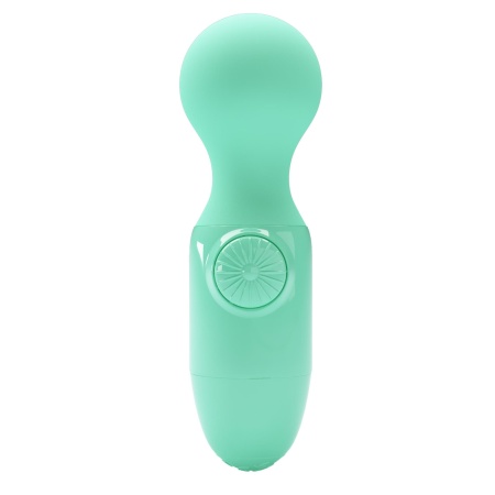 Wibrator Mini stick Light Green - 9 cm, z wibracjami punktowymi - 2