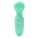 Wibrator Mini stick Light Green - 9 cm, z wibracjami punktowymi - 2