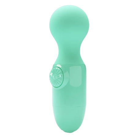 Wibrator Mini stick Light Green - 9 cm, z wibracjami punktowymi - 3