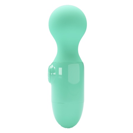 Wibrator Mini stick Light Green - 9 cm, z wibracjami punktowymi - 4