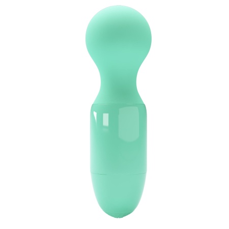 Wibrator Mini stick Light Green - 9 cm, z wibracjami punktowymi - 5
