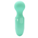 Wibrator Mini stick Light Green - 9 cm, z wibracjami punktowymi - 5
