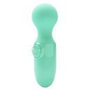 Wibrator Mini stick Light Green - 9 cm, z wibracjami punktowymi - 7