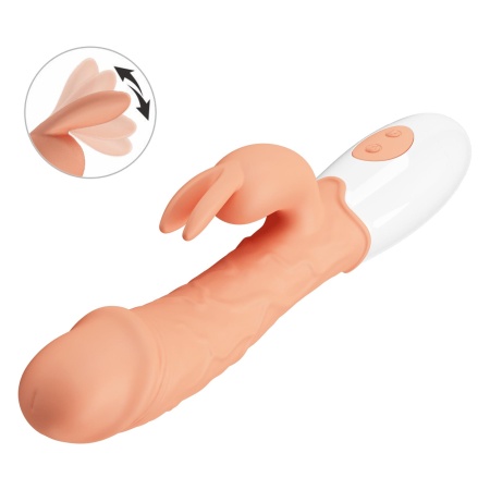 Wibrator króliczek Easter Bunny z dwoma silnikami i długością 19 cm - 7
