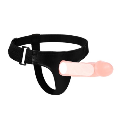 Strap-on Jessica z regulowaną nylonową uprzężą, 15,5 cm - 1