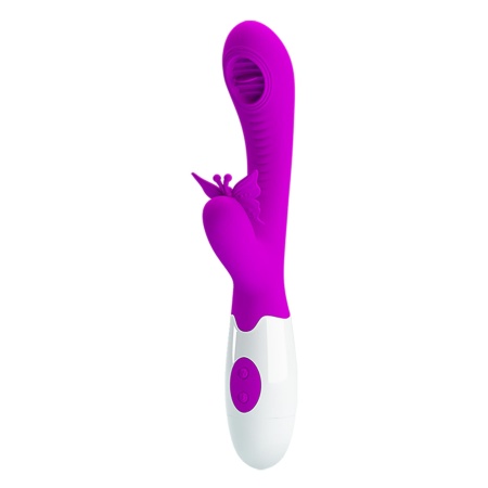 Wibrator króliczy Moth z trybem lizania i wibracjami, 20,7 cm - 3