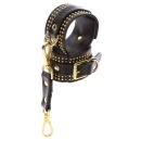 Studded Ankle Cuffs Set Black - 7