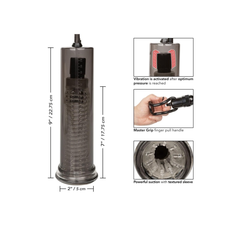 Pompka wibracyjna Vibro Air Pump z aktywacją ciśnieniową – cylinder 22,75 cm - 9