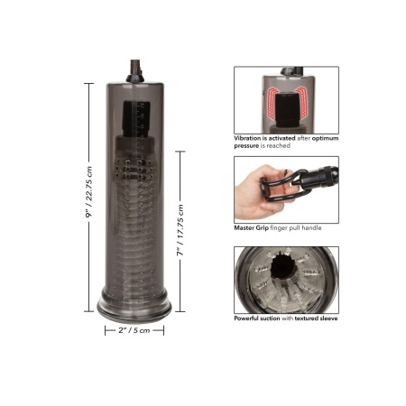 Pompka wibracyjna Vibro Air Pump z aktywacją ciśnieniową – cylinder 22,75 cm - 9