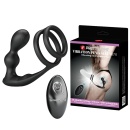Penis Sleeve VI z wibrującą wkładką analną - 13,5 cm - 1