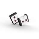 Kajdanki- Cuffs Crazy Horse Red, Small - 2
