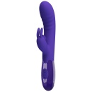 Wibrator dwustymulacyjny Cerberus Youth - 30 funkcji wibracji i lizania (18 cm) - 3