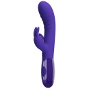 Wibrator dwustymulacyjny Cerberus Youth - 30 funkcji wibracji i lizania (18 cm) - 4