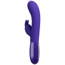 Wibrator dwustymulacyjny Cerberus Youth - 30 funkcji wibracji i lizania (18 cm) - 7