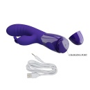 Wibrator dwustymulacyjny Cerberus Youth - 30 funkcji wibracji i lizania (18 cm) - 9