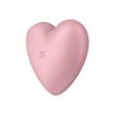 Cutie Heart (Light Red) - stymulator łechtaczki z technologią Air Pulse i wibracją, 8,4 × 7,8 cm - 6