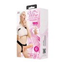Strap-on RealDeal 9.4'' z regulowaną uprzężą i wibrującym dildo - długość całkowita 23,9 cm - 7