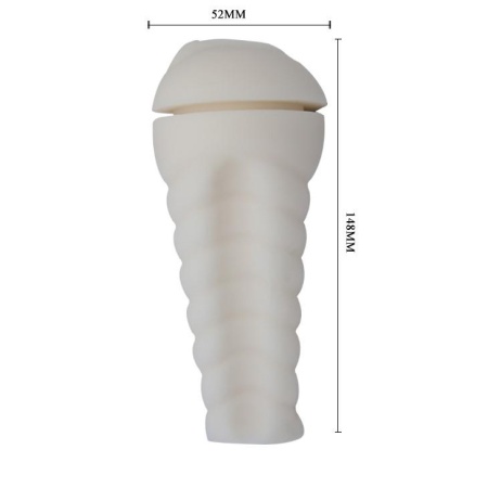 Masturbator ręczny Trish z anatomicznym wkładem Superskin 18,5 cm - 5