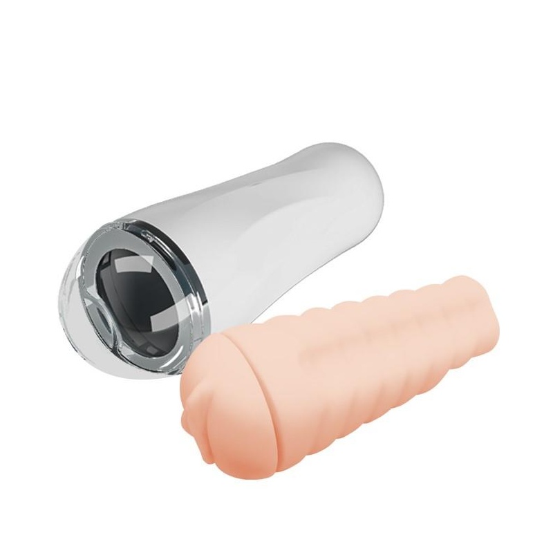 Masturbator ręczny Trish z anatomicznym wkładem Superskin 18,5 cm - 7