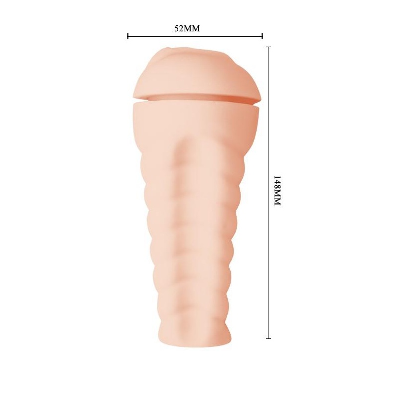 Masturbator ręczny Trish z anatomicznym wkładem Superskin 18,5 cm - 8