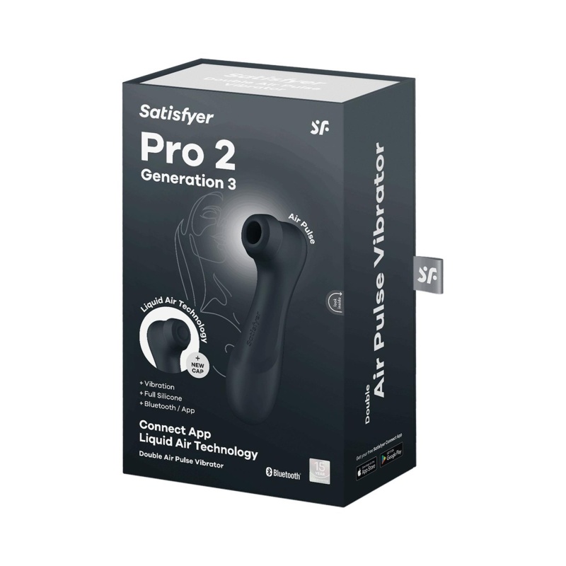Satisfyer Pro 2 Generation 3 Connect App - Stymulator łechtaczki z technologią Liquid Air, wibracjami i sterowaniem przez aplika - 4