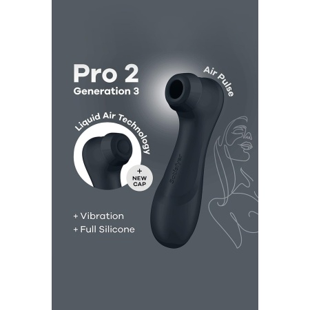 Satisfyer Pro 2 Generation 3 Connect App - Stymulator łechtaczki z technologią Liquid Air, wibracjami i sterowaniem przez aplika - 5