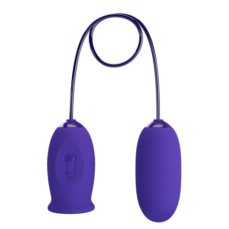 Wibrator Daisy Youth z wibracją i lizaniem, 7,3 cm - 2