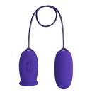 Wibrator Daisy Youth z wibracją i lizaniem, 7,3 cm - 2