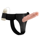 Strap-on Jessica z wibracją i bumperem łechtaczkowym, 17 cm - 7