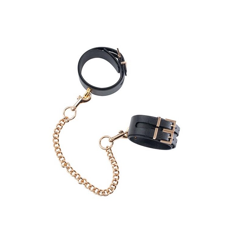GP PREMIUM ANKLE CUFFS WITH CHAIN BLACK - 3