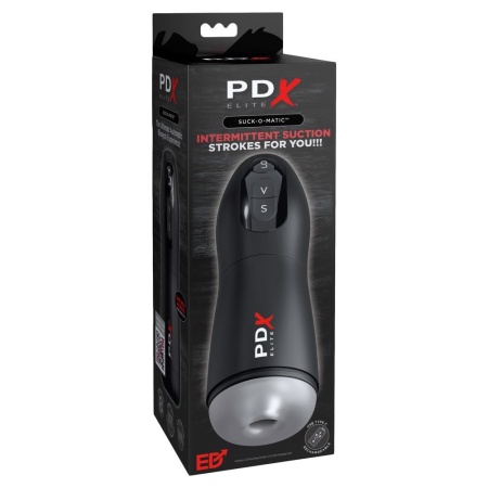 Masturbator automatyczny Suck-O-Matic PDX Elite – 7 trybów wibracji i 7 trybów ssania, długość 26,5 cm - 1