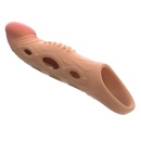 Nakładka na penisa BRAD z wibracją i przedłużeniem o 4,9 cm - 6