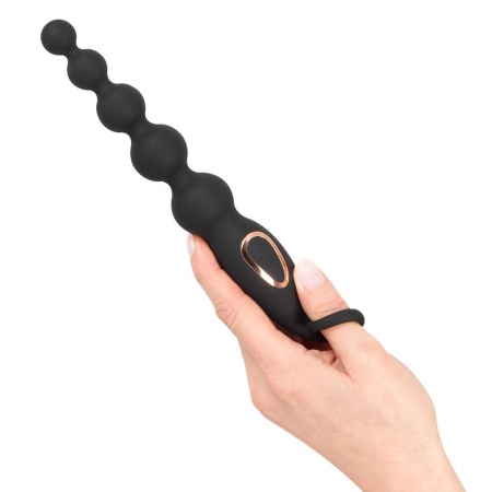 Kulki analne z wibracją Anos – 7 trybów, 22,1 cm, średnica 1,8–3,2 cm, silikon z powłoką PU, podstawa z uchwytem - 6