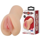 Masturbator Scarlet z żebrowanym kanałem TPR (17 cm) - 1